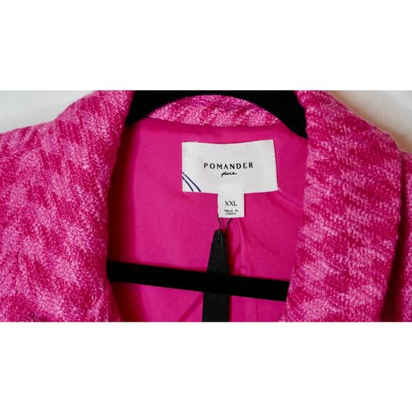 Tuckernuck Pomander Place Magenta Tweed Stacie Dress Sz XXL - Picture 5 of 6